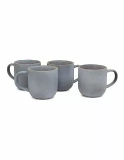 Salt&Pepper Hana 4 Piece 300ml Mug Set Blue