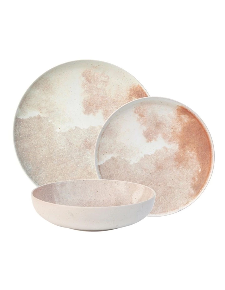 Salt&Pepper Nebi 12 Piece Dinner Set Pink 1 Salt&Pepper Nebi 12 Piece Dinner Set Pink