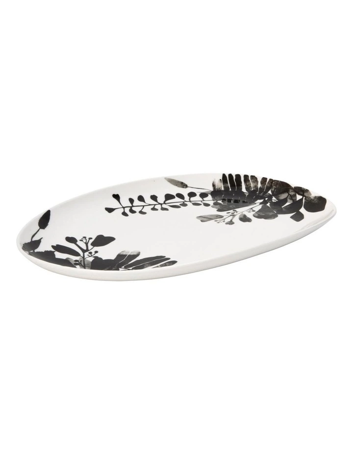 Salt&Pepper Neri 40cm Oval Platter White/Black 2 Salt&Pepper Neri 40cm Oval Platter White/Black - Image 2