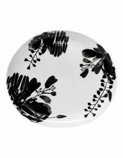 Salt&Pepper Neri 37cm Round Platter White/Black