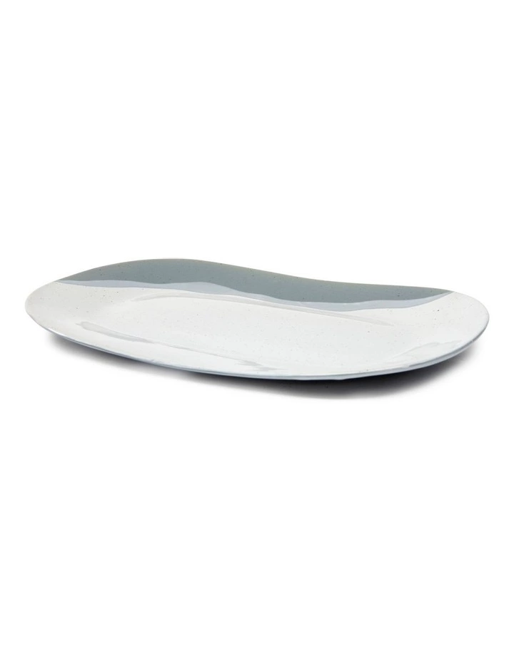 Salt&Pepper ROAM Rectangle Serving Platter - 37cm - Blue 2 Salt&Pepper ROAM Rectangle Serving Platter - 37cm - Blue - Image 2