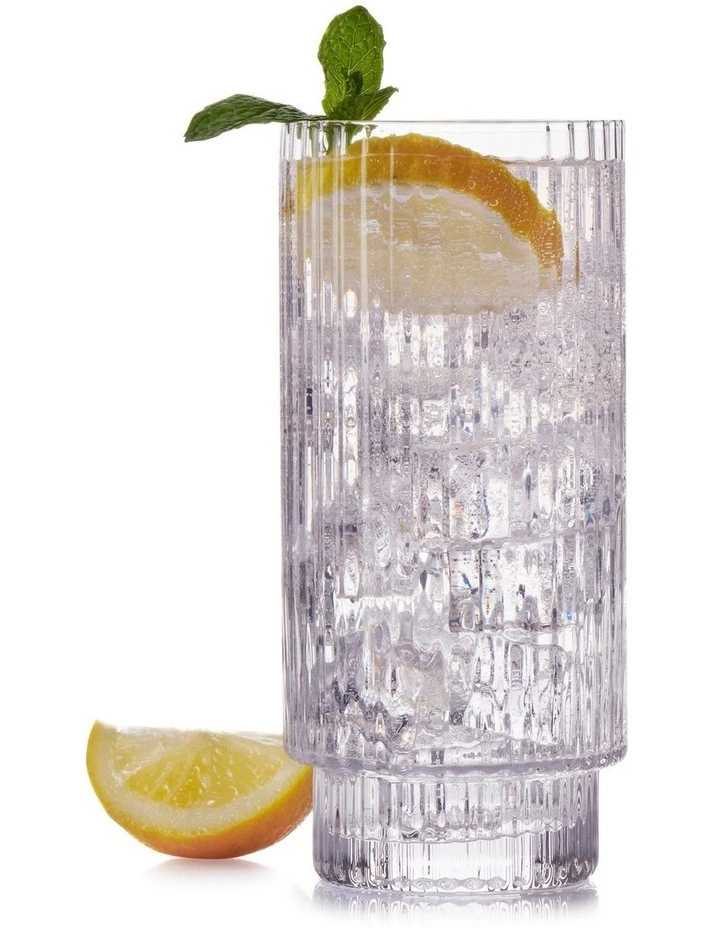 Salt&Pepper Vera 4 Piece Highball Glass Set 2 Salt&Pepper Vera 4 Piece Highball Glass Set - Image 2