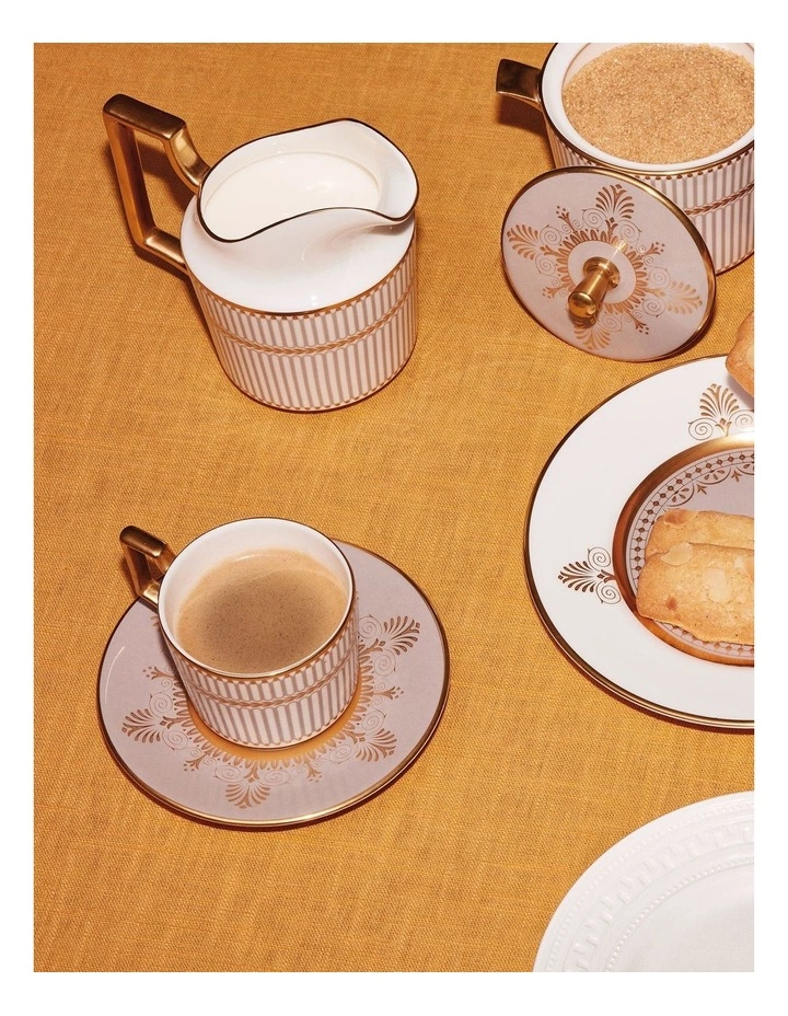 Wedgwood Anthemion Cream & Sugar Set Grey 3 Wedgwood Anthemion Cream & Sugar Set Grey - Image 3
