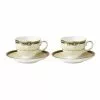 Wedgwood Cornucopia Teacup & Saucer Set of 2 White