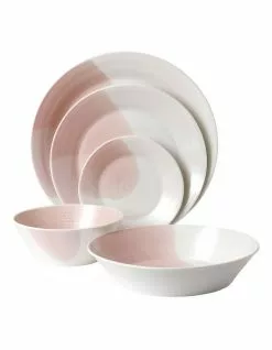 Royal Doulton Signature 1815 5pc Dining Set Pink