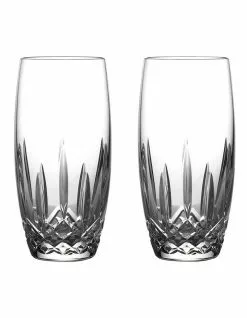 Waterford Lismore Classic Nouveau Beer Glass Pair