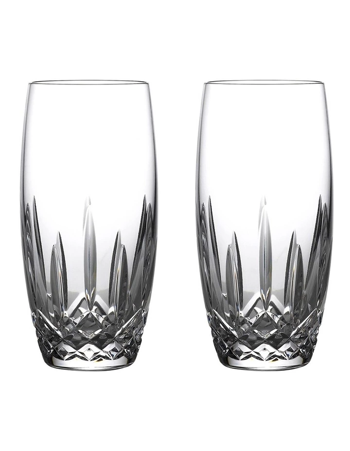 Waterford Lismore Classic Nouveau Beer Glass Pair 1 Waterford Lismore Classic Nouveau Beer Glass Pair