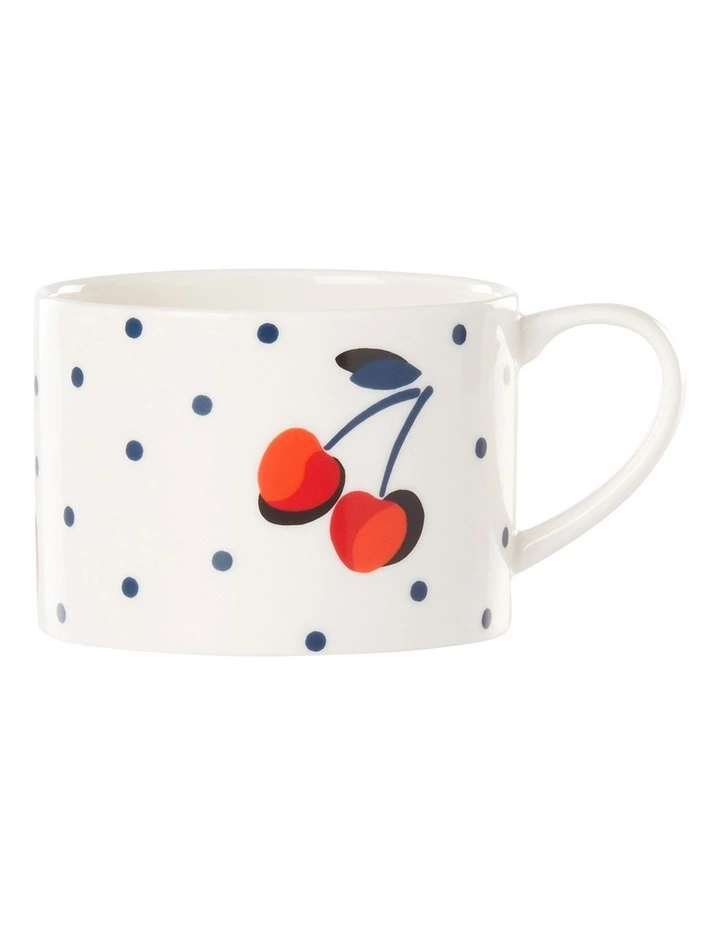 Kate spade new york Vintage Cherry Dot Weekend Mug 380ml 1 Kate spade new york Vintage Cherry Dot Weekend Mug 380ml