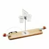 Refinery Wooden Basketball Game with Shot Glass