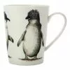 Maxwell & Williams Marini Ferlazzo Australian Families Tall Penguin Parade 450ml Mug Gift Boxed White