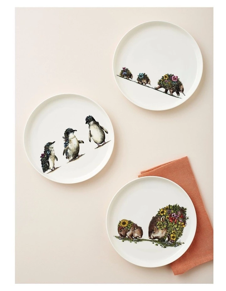 Maxwell & Williams Australian Families 20cm Penguin Parade Plate Gift Boxed White 2 Maxwell & Williams Australian Families 20cm Penguin Parade Plate Gift Boxed White - Image 2