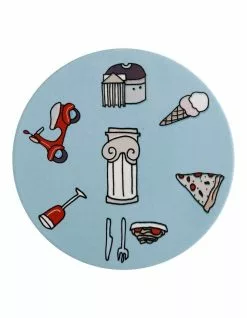 Maxwell & Williams Megan McKean Cities Ceramic 10.5cm Rome Round Coaster