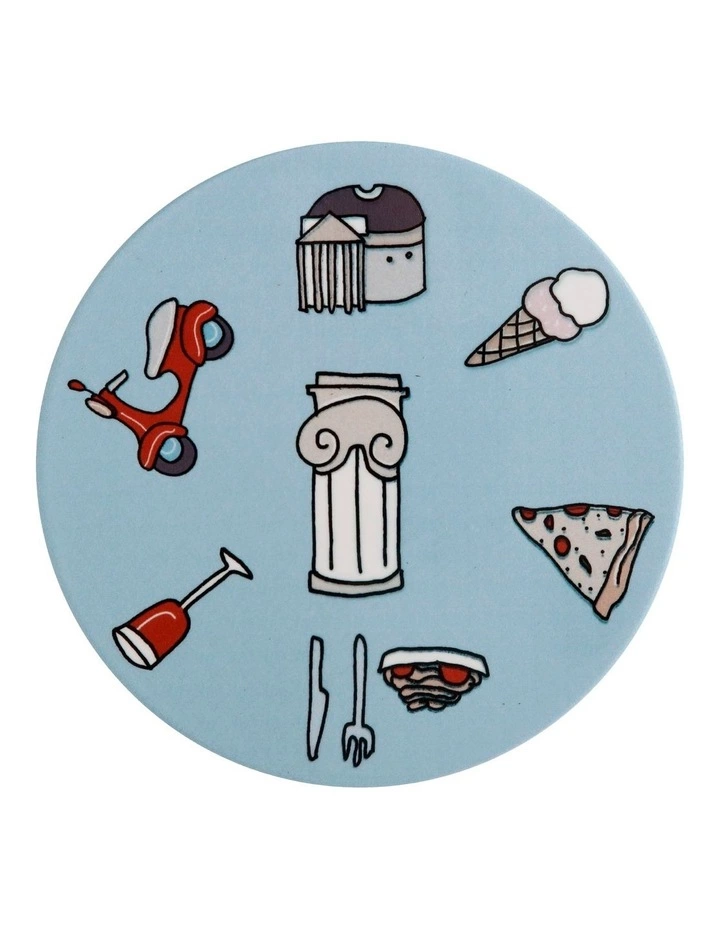 Maxwell & Williams Megan McKean Cities Ceramic 10.5cm Rome Round Coaster 1 Maxwell & Williams Megan McKean Cities Ceramic 10.5cm Rome Round Coaster