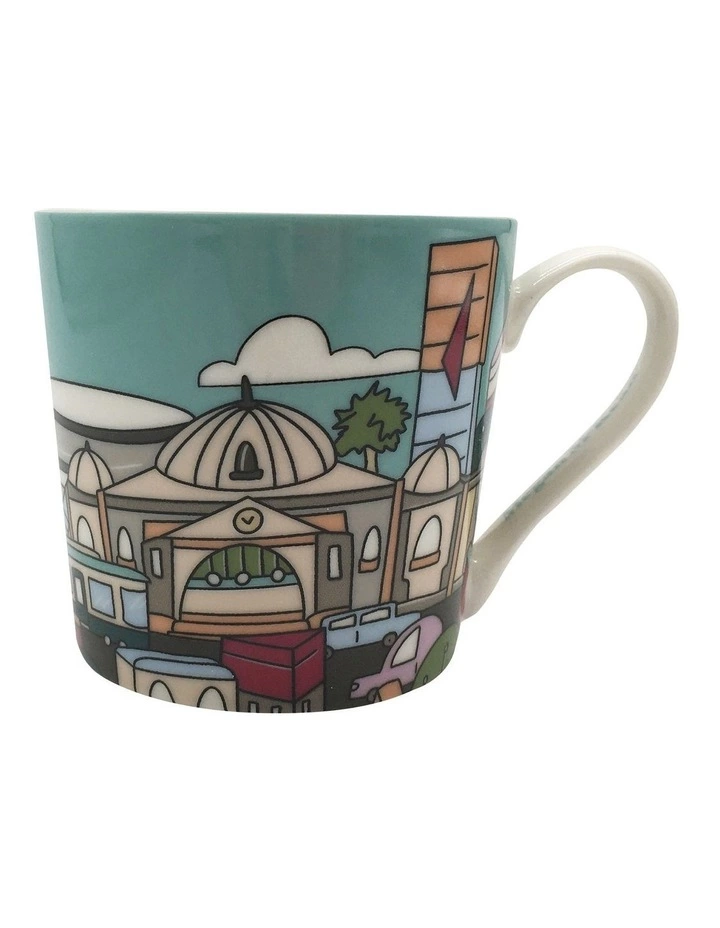 Maxwell & Williams Megan McKean Cities Melbourne 430ml Mug Gift Boxed Blue 1 Maxwell & Williams Megan McKean Cities Melbourne 430ml Mug Gift Boxed Blue