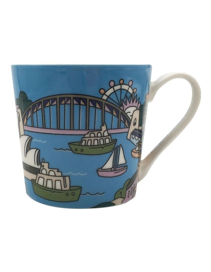 Maxwell & Williams Megan McKean Cities Sydney 430ml Mug Gift Boxed Blue 1 Maxwell & Williams Megan McKean Cities Sydney 430ml Mug Gift Boxed Blue