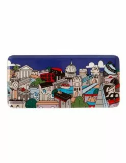 Maxwell & Williams Cities 25x12cm London Rectangle Plate Gift Boxed Blue