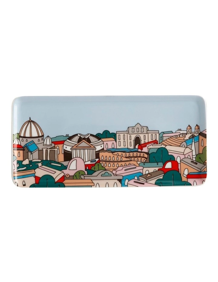 Maxwell & Williams Cities 25x12cm Rome Rectangle Plate Gift Boxed Blue 1 Maxwell & Williams Cities 25x12cm Rome Rectangle Plate Gift Boxed Blue
