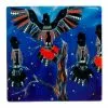 Maxwell & Williams Melanie Hava Jugaig-Bana-Wabu Ceramic 10cm Black Cockatoos Square Coaster