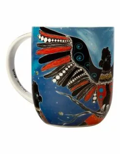 Maxwell & Williams Melanie Hava Jugaig Bana Wabu Black Cockatoos 440ml Mug Gift Boxed Blue 5 Maxwell & Williams Melanie Hava Jugaig Bana Wabu Black Cockatoos 440ml Mug Gift Boxed Blue -Dining Shop 789632830 3 720x928