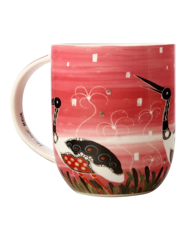 Maxwell & Williams Melanie Hava Jugaig Bana Wabu Jabirus 440ml Mug Gift Boxed Pink 3 Maxwell & Williams Melanie Hava Jugaig Bana Wabu Jabirus 440ml Mug Gift Boxed Pink - Image 3