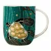 Maxwell & Williams Melanie Hava Jugaig-Bana Wabu Turtles 440ml Mug Gift Boxed Green