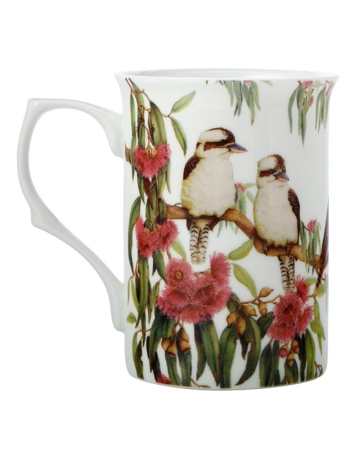 Maxwell & Williams Botanic Gardens Victoria Garden Friends 300ml Kookaburra Mug Gift Boxed White 2 Maxwell & Williams Botanic Gardens Victoria Garden Friends 300ml Kookaburra Mug Gift Boxed White - Image 2