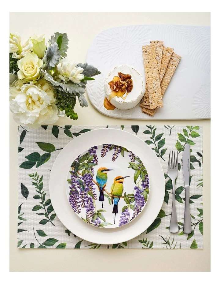 Maxwell & Williams Gardens Victoria Garden Friends 20cm Rainbow Bee-Eater Plate Gift Boxed White 2 Maxwell & Williams Gardens Victoria Garden Friends 20cm Rainbow Bee-Eater Plate Gift Boxed White - Image 2