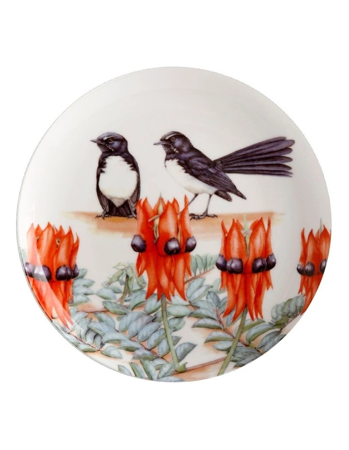 Maxwell & Williams Gardens Victoria Garden Friends 20cm Willy Wagtail Plate Gift Boxed White 1 Maxwell & Williams Gardens Victoria Garden Friends 20cm Willy Wagtail Plate Gift Boxed White