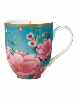 Maxwell & Williams Teas & C's Silk Road 440ml Coupe Mug Gift Boxed Aqua