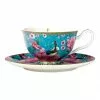 Maxwell & Williams Teas & C's Silk Road 200ml Gift Boxed Footed Cup & Saucer Set Aqua