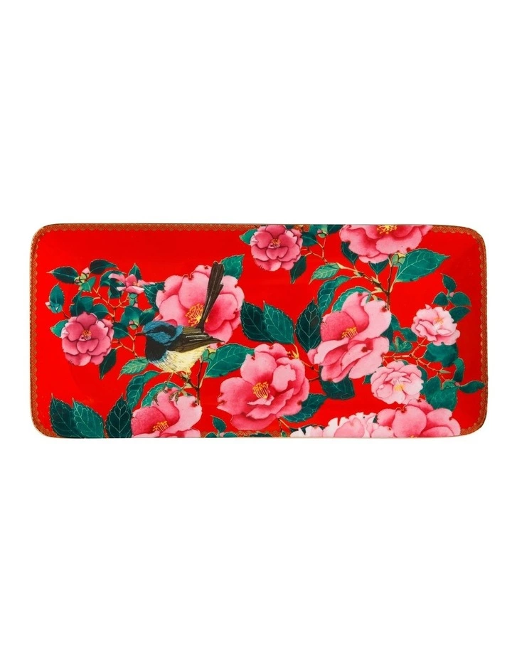 Maxwell & Williams Teas & C's Silk Road 33x15.5cm Rectangle Platter Gift Boxed Red 1 Maxwell & Williams Teas & C's Silk Road 33x15.5cm Rectangle Platter Gift Boxed Red