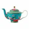 Maxwell & Williams Teas & C's Silk Road 500ml Teapot Tea for One with Infuser Aqua