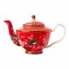 Maxwell & Williams Teas & C's Silk Road 500ml Teapot Tea for One with Infuser Red