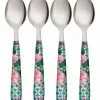 Maxwell & Williams Teas & C's Silk Road Set of 4 Teaspoon Aqua