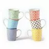 Cooper & Co Set of 6 Ceramic Viola Mugs