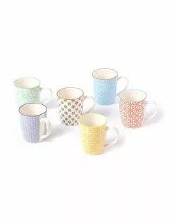 Cooper & Co Set of 6 Ceramic Viola Mugs 7 Cooper & Co Set of 6 Ceramic Viola Mugs -Dining Shop 794873530 4 720x928