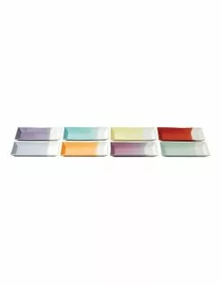 Royal Doulton 1815 8pc 23cm Mixed Rectangular Plates Set