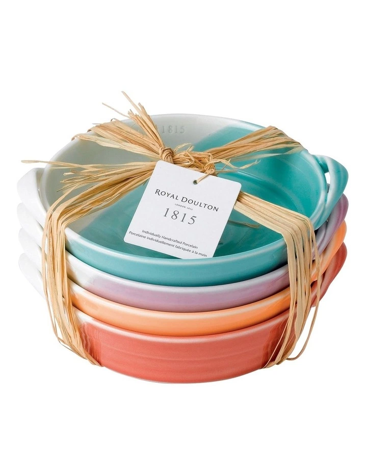 Royal Doulton 1815 4pc Bright Mini Serving Dish Set 2 Royal Doulton 1815 4pc Bright Mini Serving Dish Set - Image 2