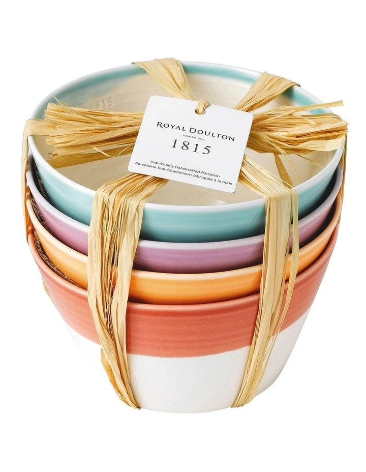 Royal Doulton 1815 Bright Set of 4 Cereal Bowls 2 Royal Doulton 1815 Bright Set of 4 Cereal Bowls - Image 2