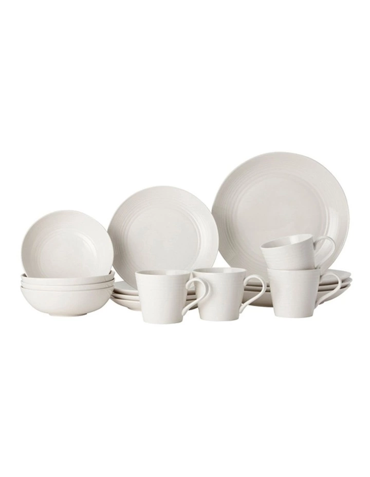 Royal Doulton Gordon Ramsay Maze 16pc Dining Set White 1 Royal Doulton Gordon Ramsay Maze 16pc Dining Set White