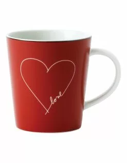 Royal Doulton Ellen DeGeneres Red Heart 450ml Mug Red