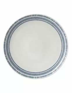 Royal Doulton Ellen DeGeneres 28cm Chevron Plate White/Dark Blue