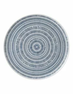 Royal Doulton Ellen DeGeneres Chevron 32cm Platter Dark Blue