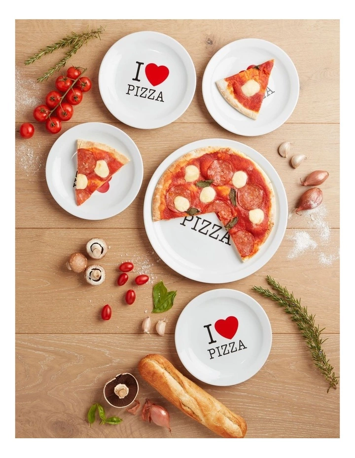 The Cooks Collective Pizza 5 Piece Serving Kit White 3 The Cooks Collective Pizza 5 Piece Serving Kit White - Image 3