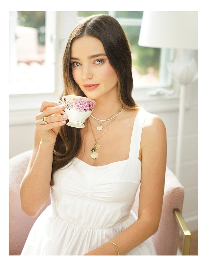 Royal Albert Miranda Kerr Hope Teacup Saucer & Plate Pink 2 Royal Albert Miranda Kerr Hope Teacup Saucer & Plate Pink - Image 2