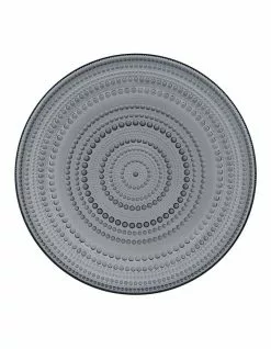 IITTALA Kastehelmi 31.5cm Plate Dark Grey