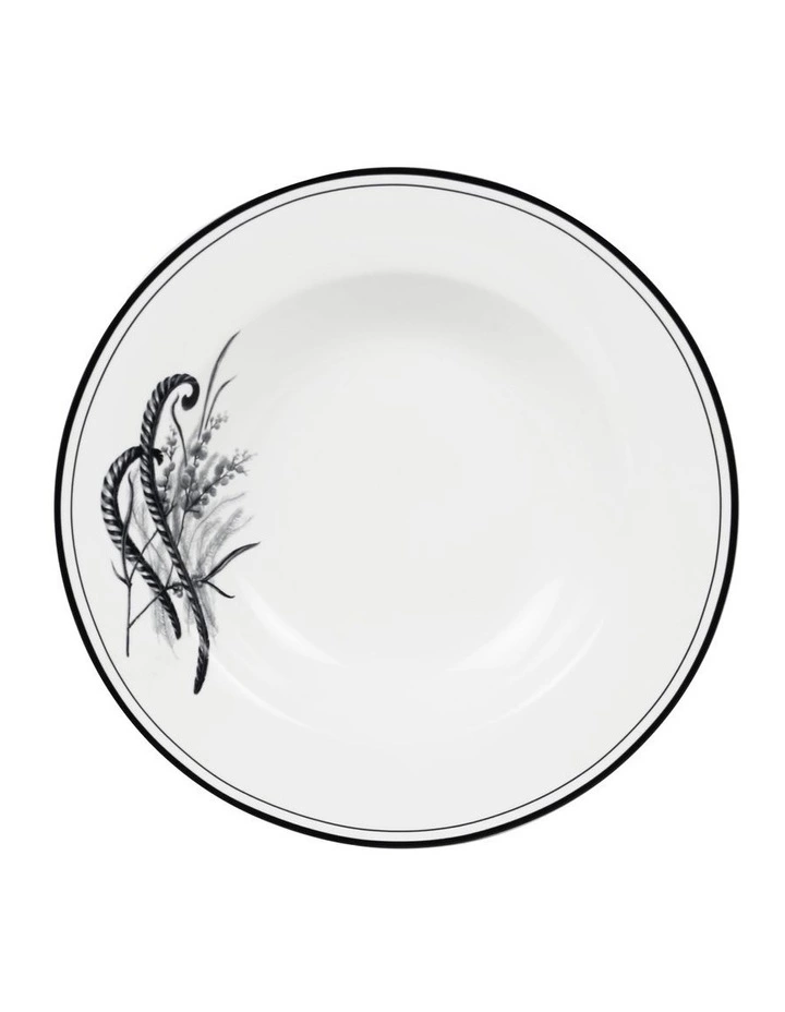 Robert Gordon Matilda 22cm Bone China Bowl White/Black 1 Robert Gordon Matilda 22cm Bone China Bowl White/Black