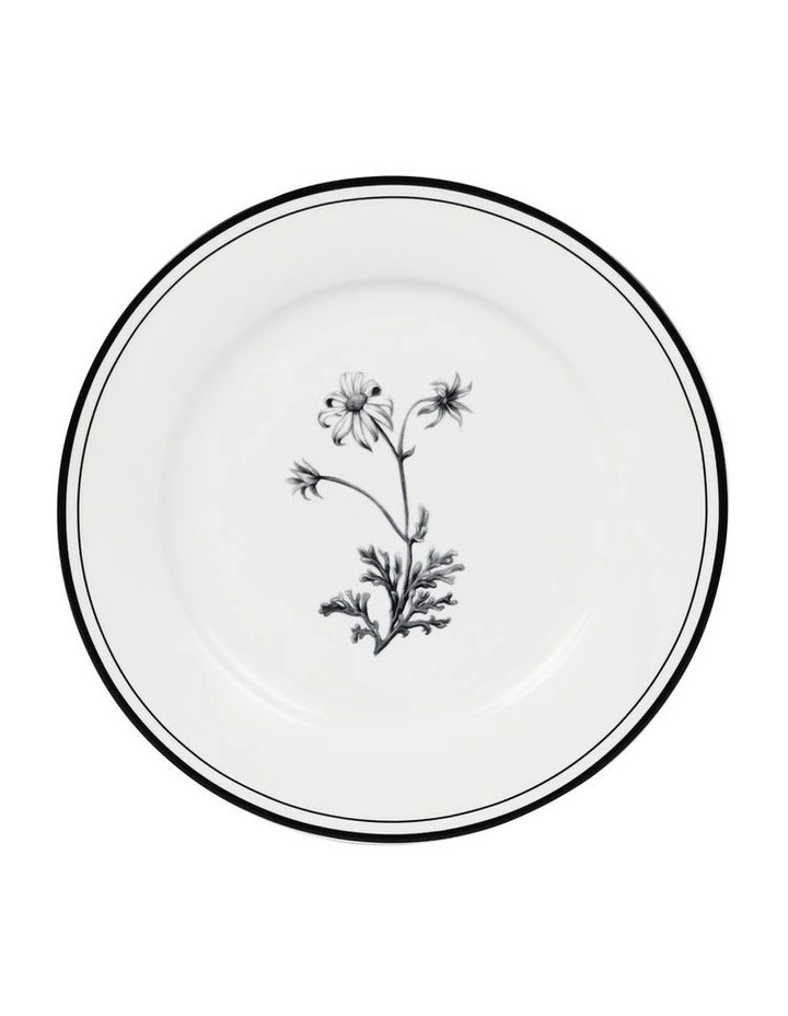 Robert Gordon Matilda 19cm Bone China Plate White/Black Decal 1 Robert Gordon Matilda 19cm Bone China Plate White/Black Decal