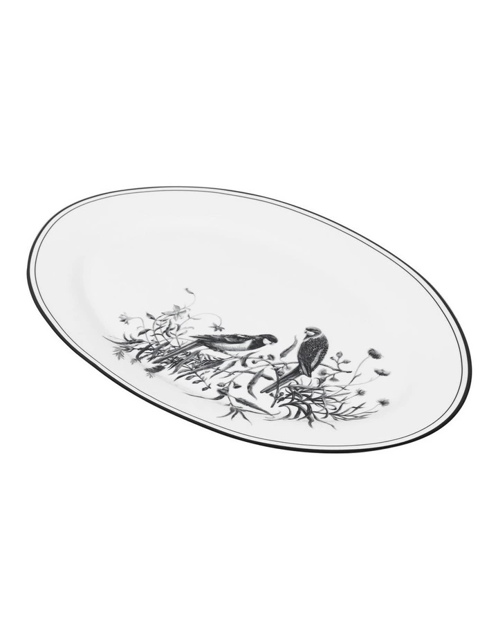 Robert Gordon Matilda 36x24cm Bone China Platter White/Black 2 Robert Gordon Matilda 36x24cm Bone China Platter White/Black - Image 2