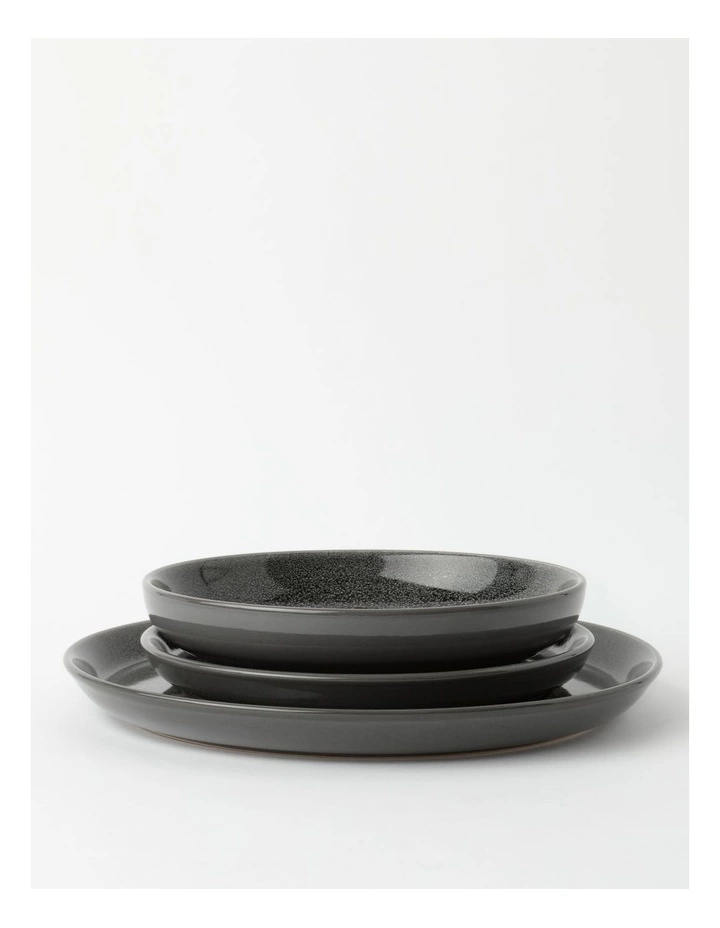 Australian House & Garden Esperance 12pc Dinner Set Charcoal 2 Australian House & Garden Esperance 12pc Dinner Set Charcoal - Image 2